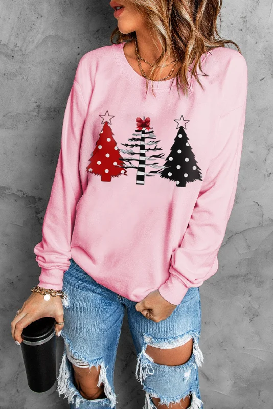 TastyHottie - Christmas Tree Graphic Sweatshirt