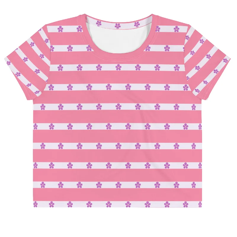 Sapphic Flag Crop Tee