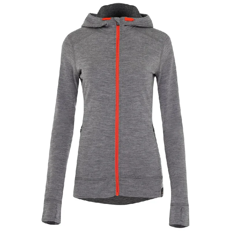 Womens Merino 260 Casual Hoodie (Charcoal)