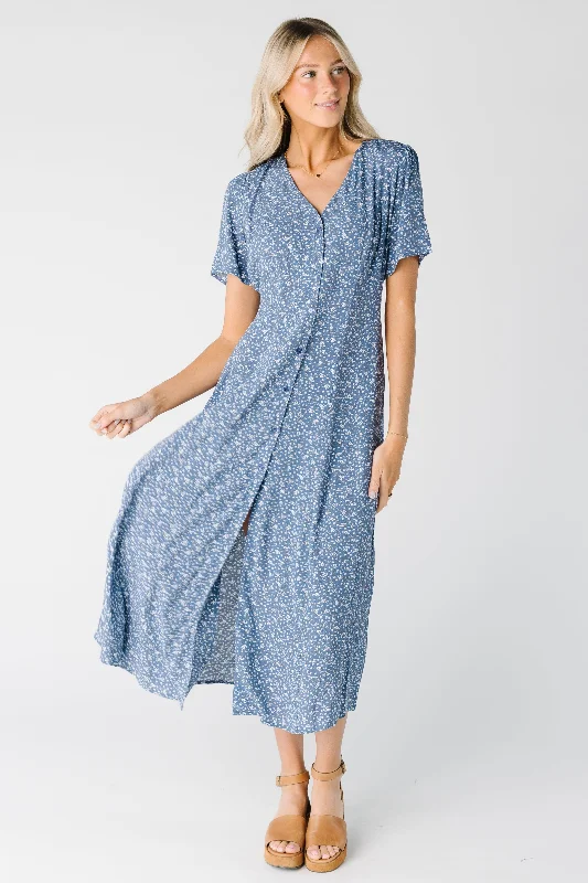 Samantha Floral Button Down Dress