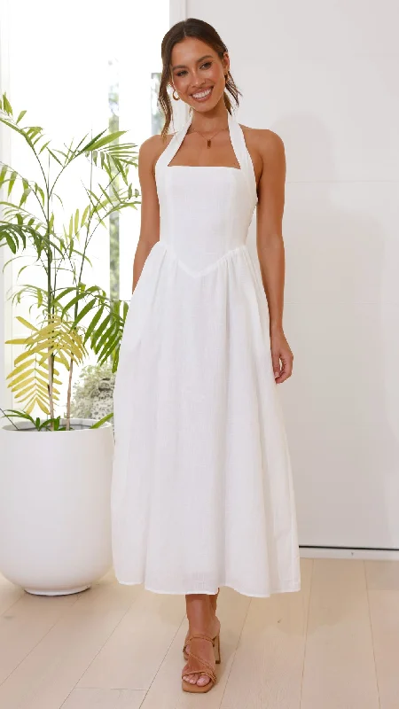 Caden Maxi Dress - White