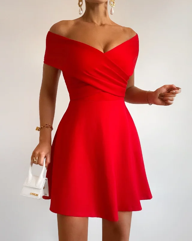 Britt Dress-Red