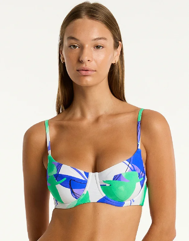 Sublime Balconette Bra Bikini Top - Cobalt