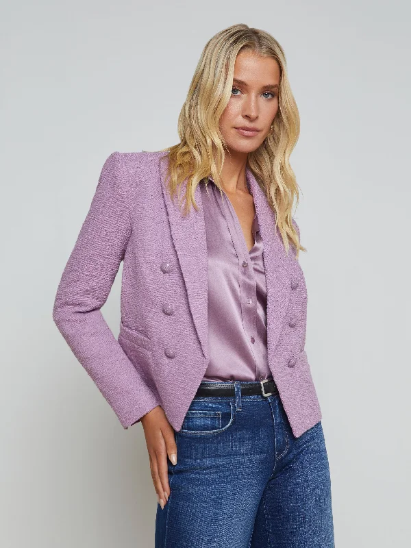 Brooke Open-Front Blazer