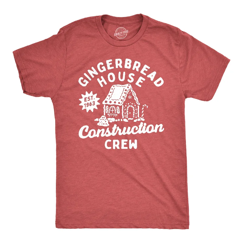 Gingerbread House Construction Crew Men's T Shirt