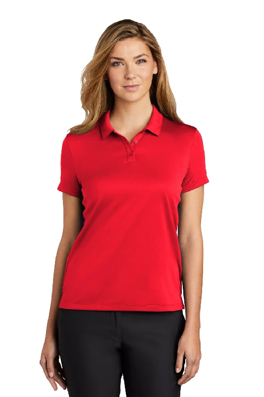 Nike Womens Essential Dri-Fit Moisture Wicking Short Sleeve Polo Shirt - University Red