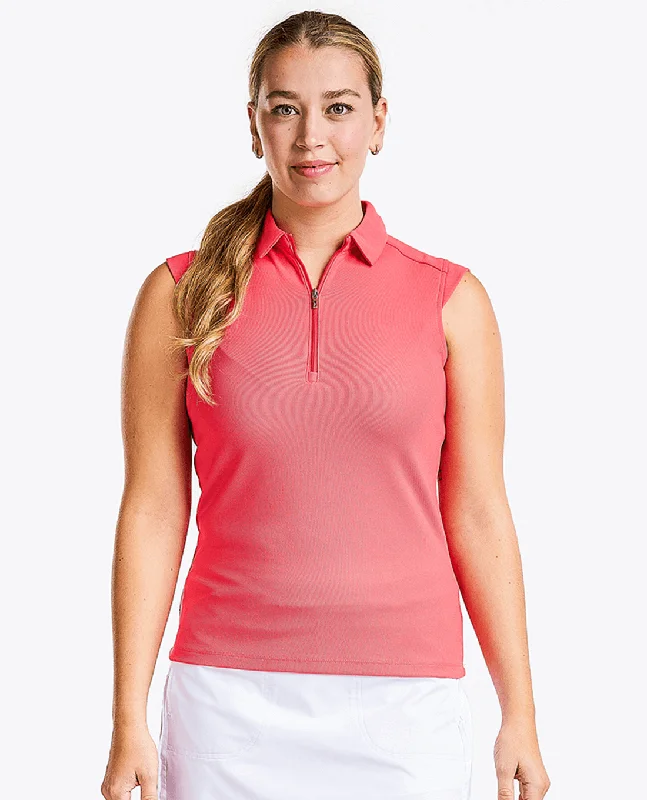 XS - NIVO UV Nikki Sleeveless Polo 101 Geranium