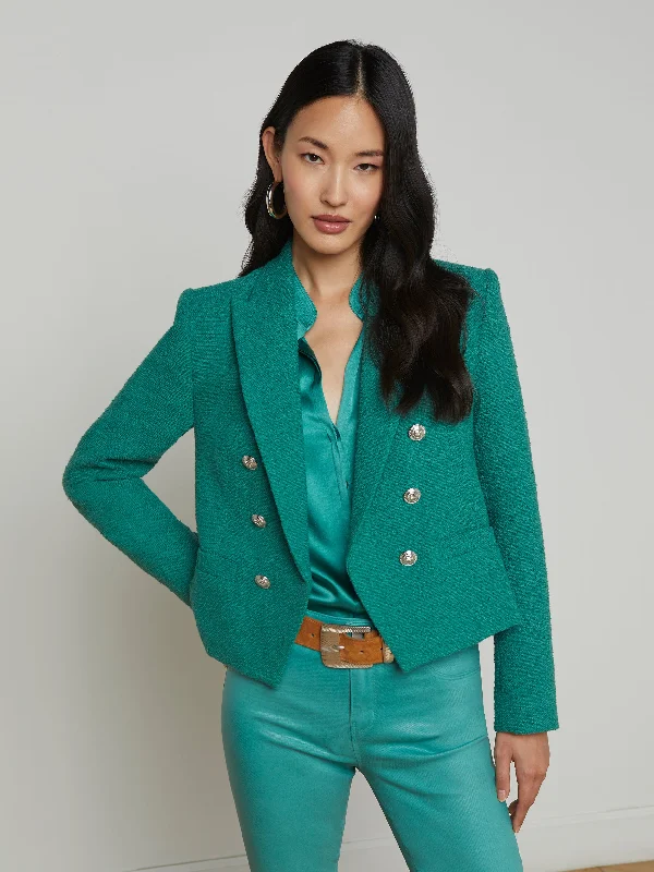 Brooke Open-Front Blazer