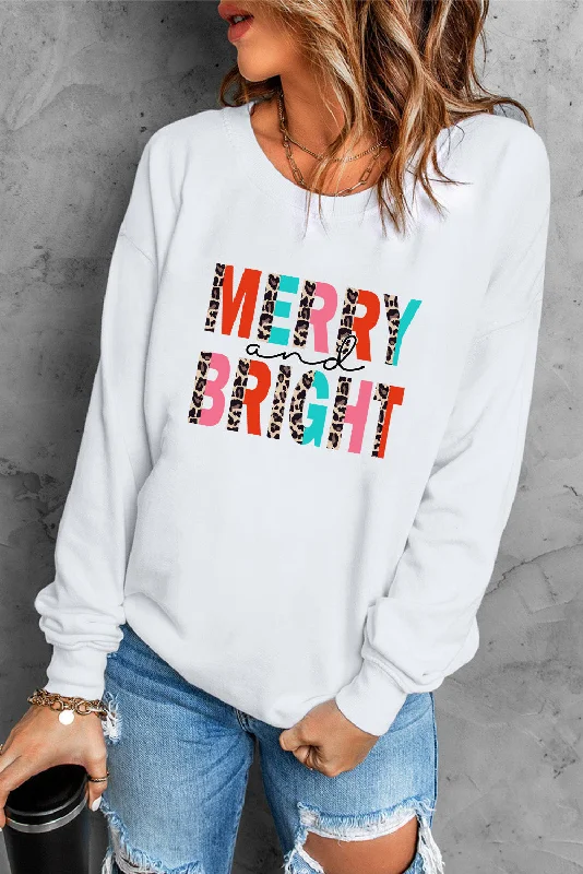 TastyHottie - MERRY AND BRIGHT Graphic Sweatshirt