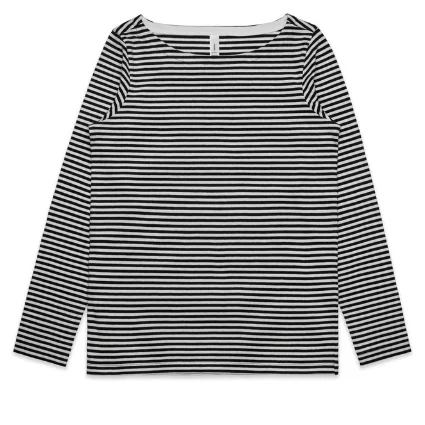 Womens Bowery Stripe L/S Tee