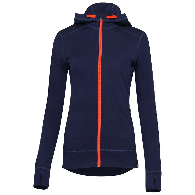 Womens Merino 260 Casual Hoodie (Navy)