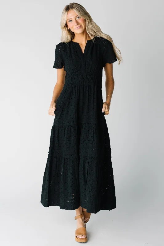 Citrus-Shae Dress - Black Eyelet