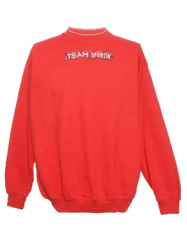 Printed Sweatshirt - L