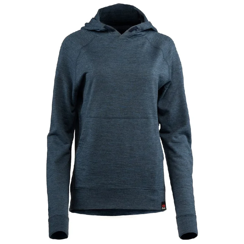 Womens Merino 260 Lounge Hoodie (Denim/Navy)